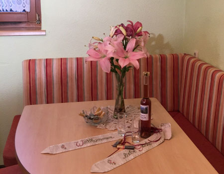 ferienwohnung fulpmes sitzecke